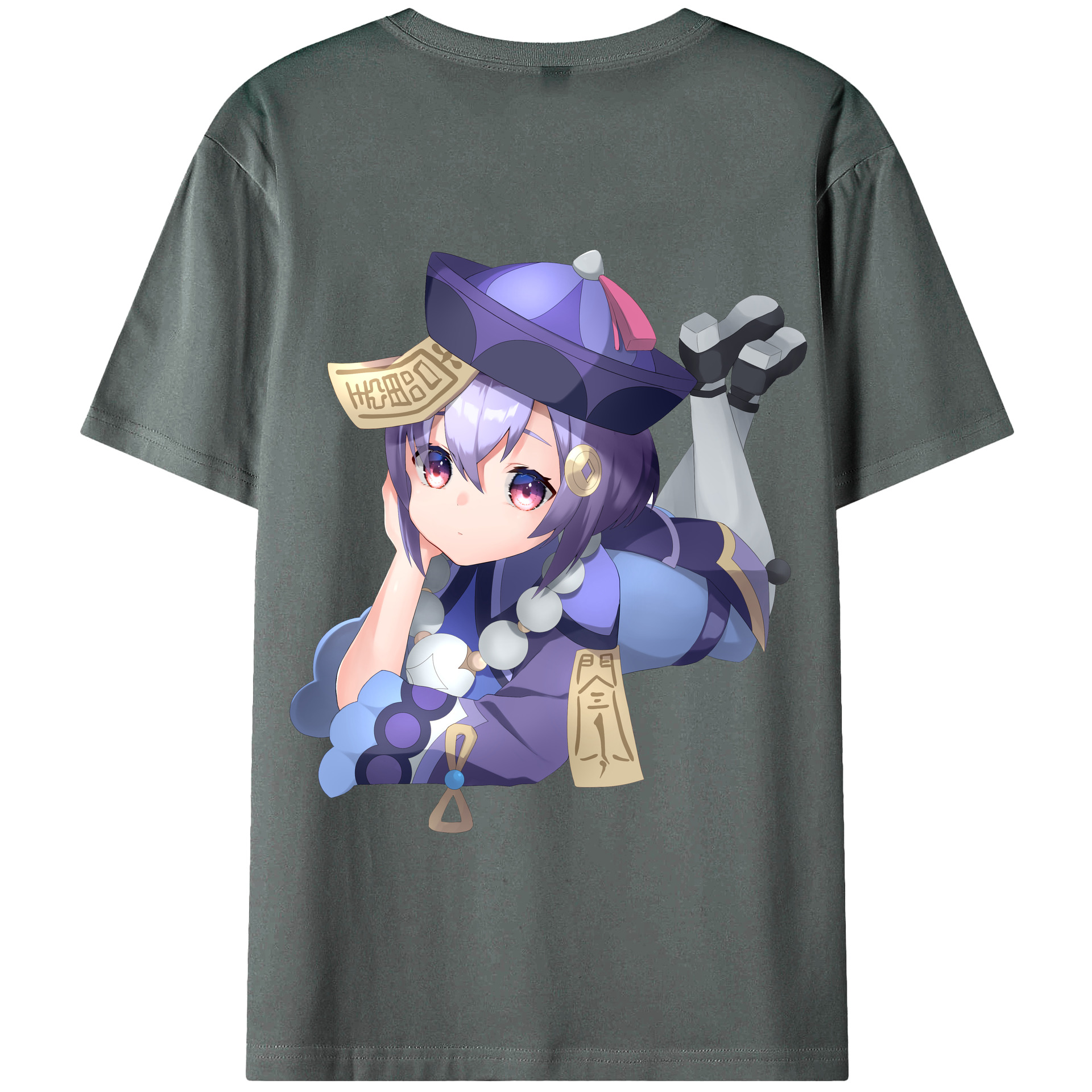 げんし神 七七 なな  genshin Nana 綿100％半袖Tシャツ（背面プリント）